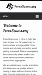 Mobile Screenshot of forexscams.org
